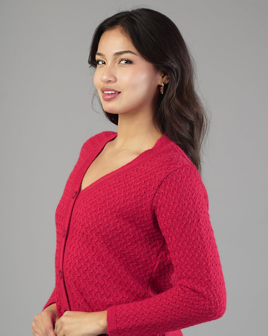 Freya V-Neck Knit Cardigan