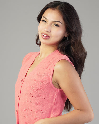 Elara V-Neck Knit Cardigan