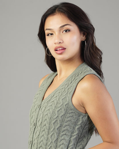 Isla V-Neck Knit Cardigan