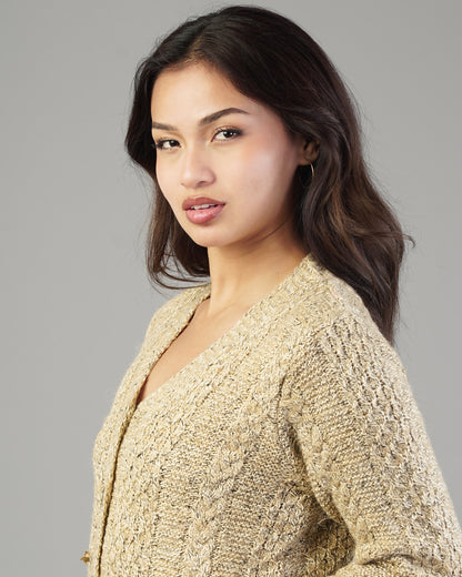 Rhea V-Neck Knit Cardigan
