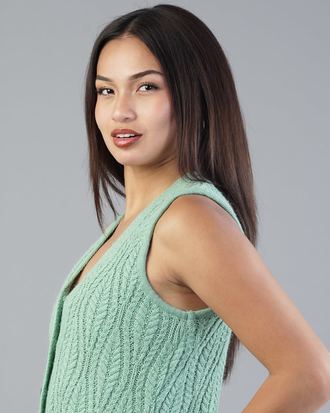Lyra V-Neck Knit Cardigan