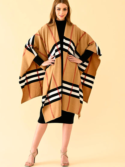 Desert Mirage Striped Cape Set