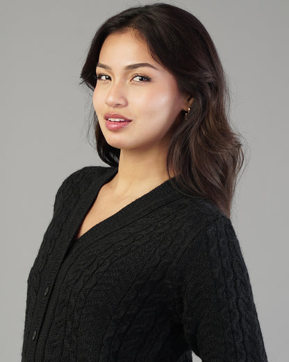 Iris V-Neck Knit Cardigan