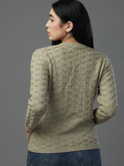 Virsa Prague Prestige Self Cardigan