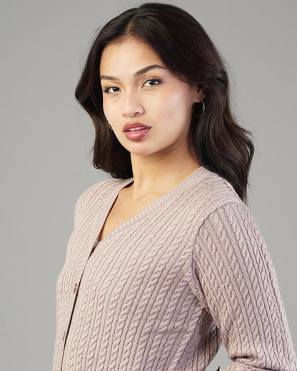 Dalia V-Neck Knit Cardigan