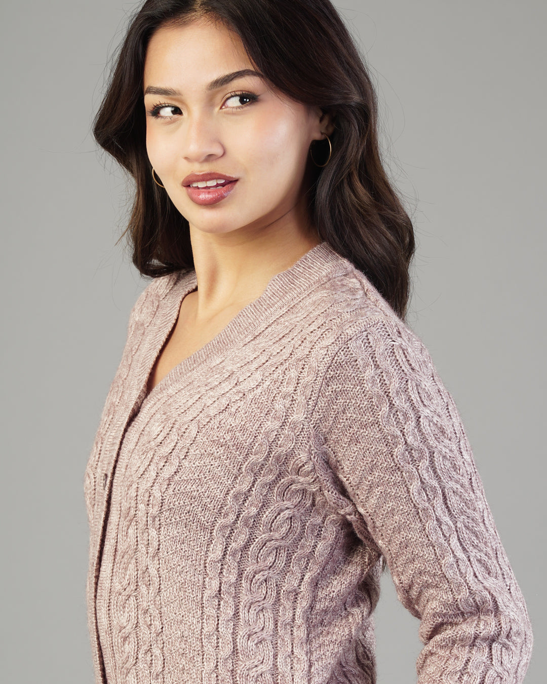 Iris V-Neck Knit Cardigan