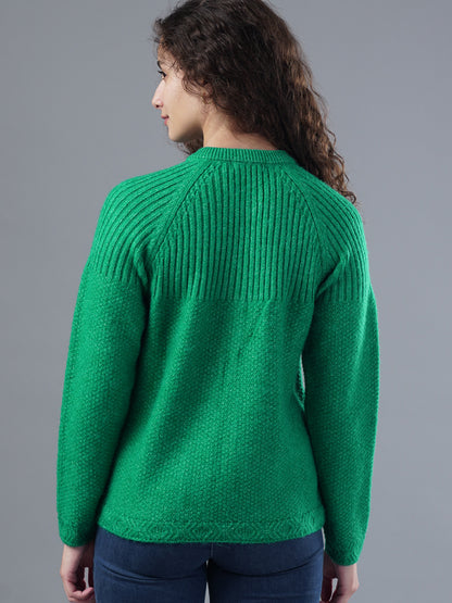 Virsa Ribbed Detail Knit Cardigan