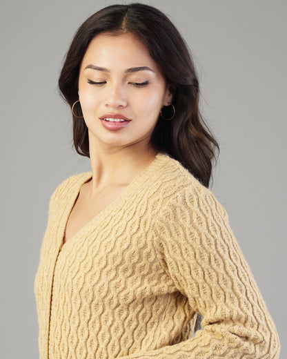 Anya V-Neck Knit Cardigan