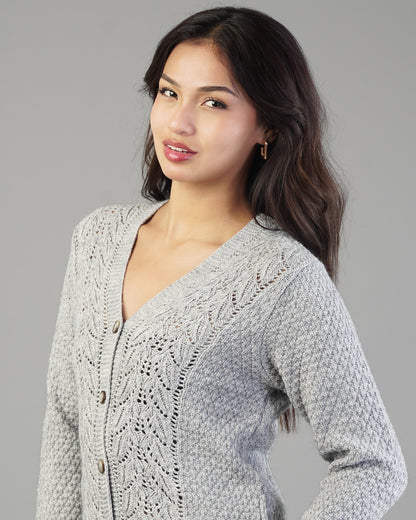 Mina V-Neck Knit Cardigan
