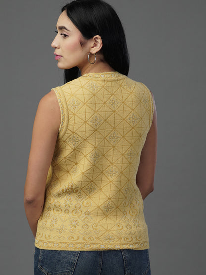 The Golden Hour Jacquard Cardigan
