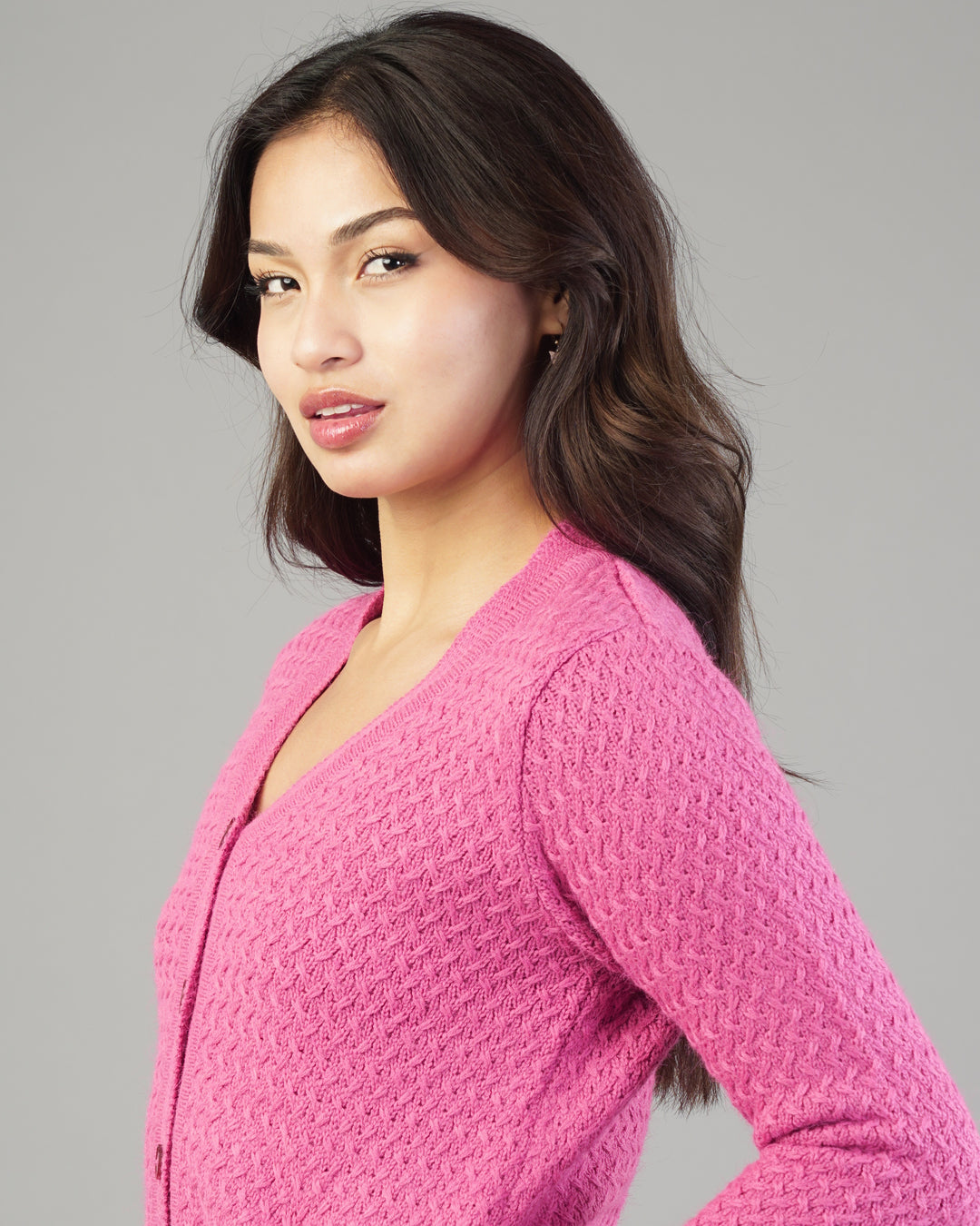 Mina V-Neck Knit Cardigan