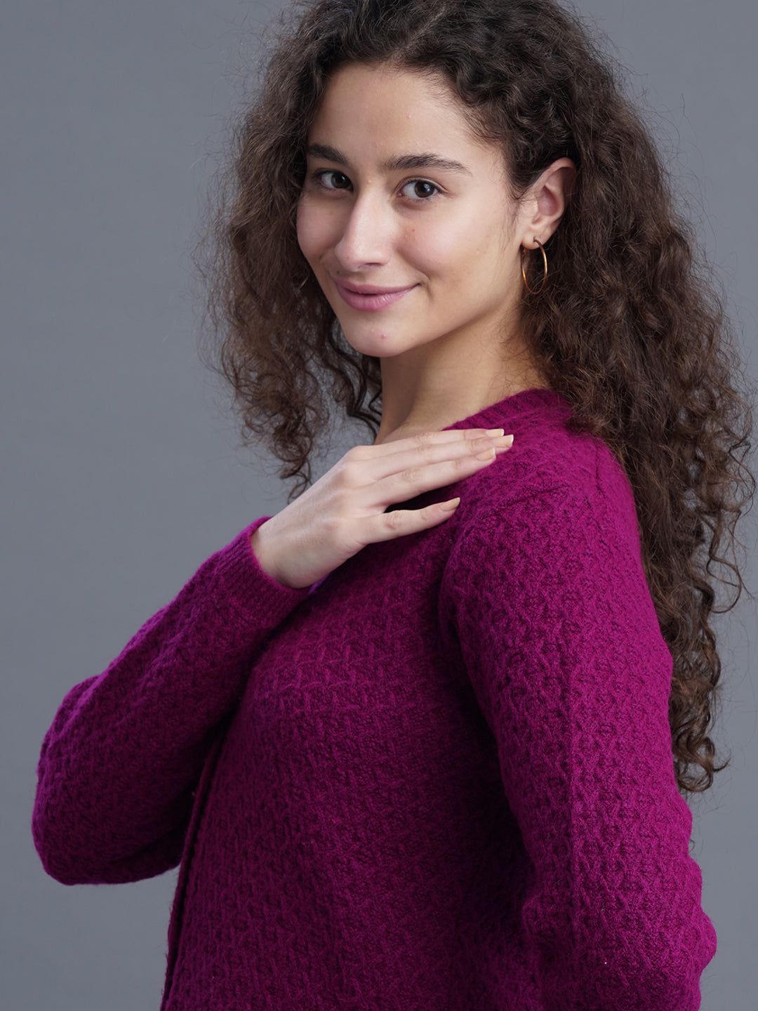Golden Ember V-Neck CARDIGAN
