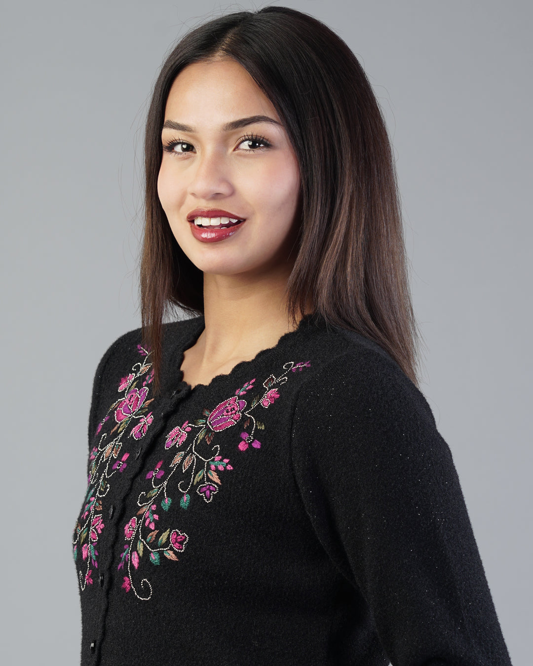 Ivy Embroidered Cardigan