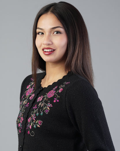 Ivy Embroidered Cardigan