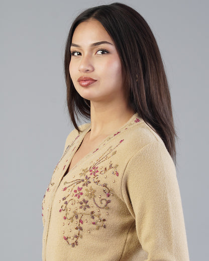 Arielle Embroidered Cardigan