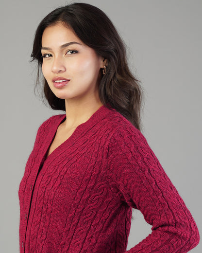 Iris V-Neck Knit Cardigan