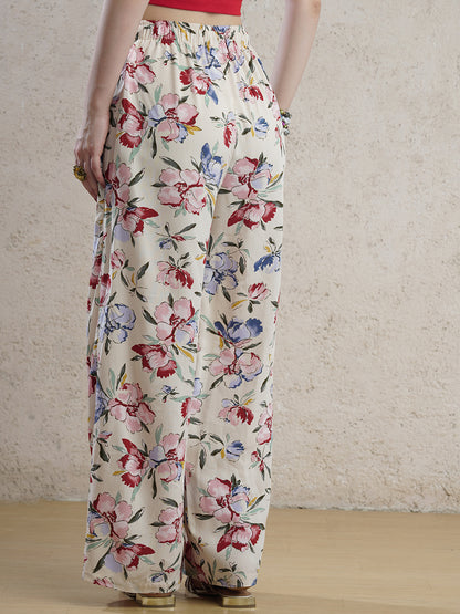 Ivory Bloom Palazzo