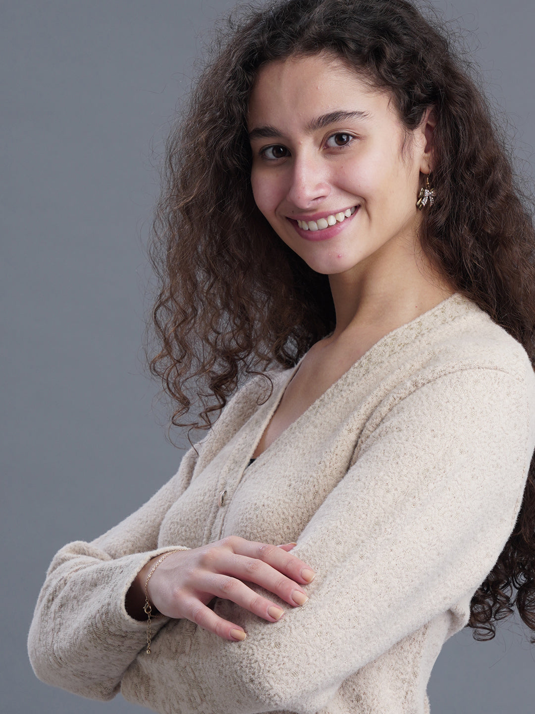  Premium Jacquard Wool Cardigan