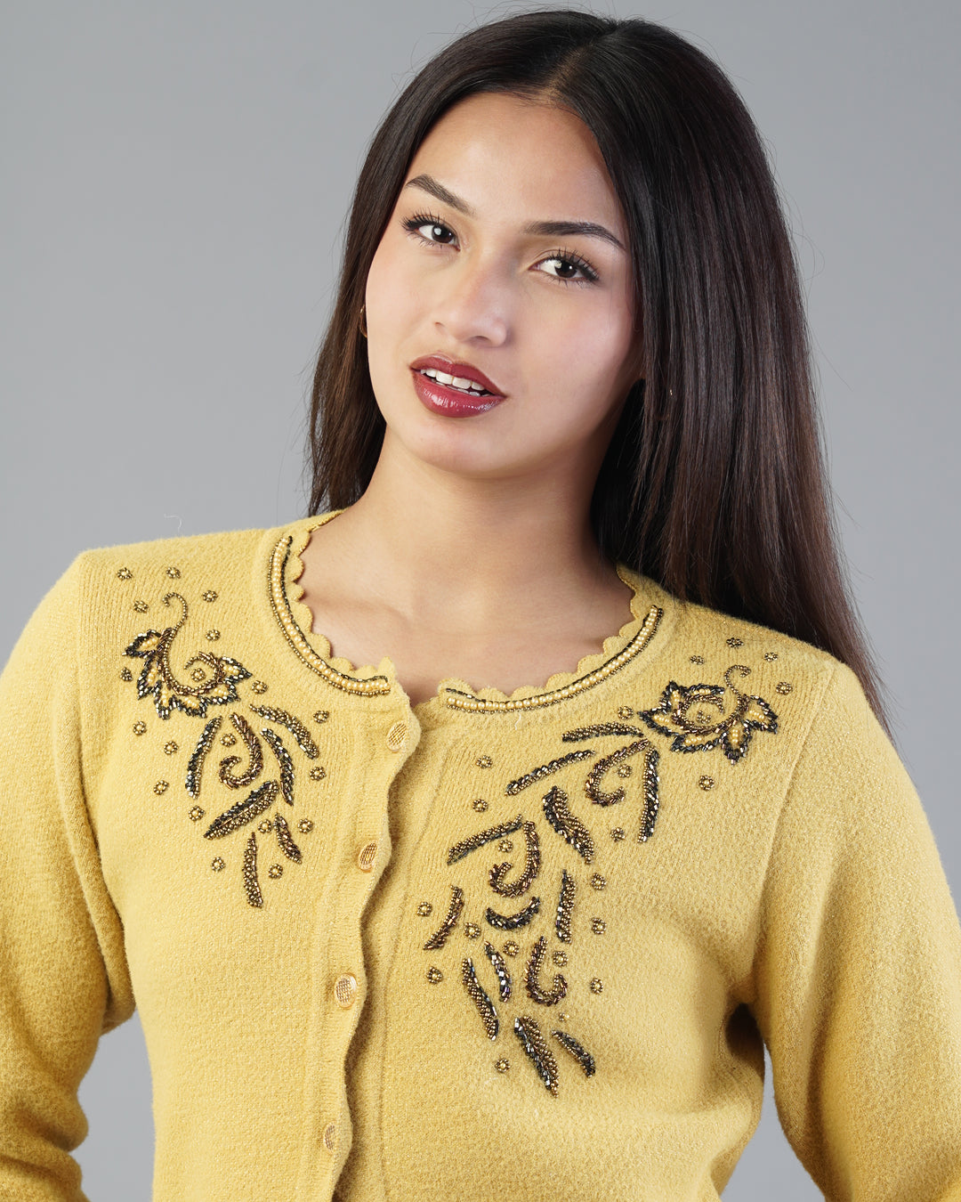 Estelle Beaded Cardigan