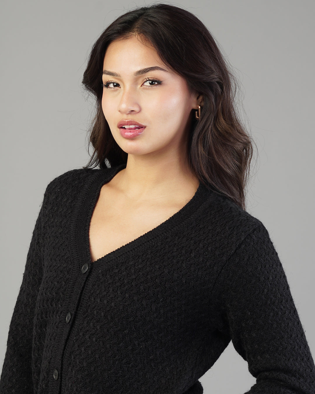 Mina V-Neck Knit Cardigan