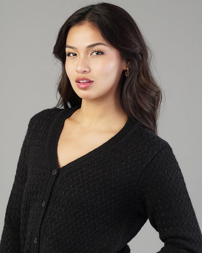 Mina V-Neck Knit Cardigan