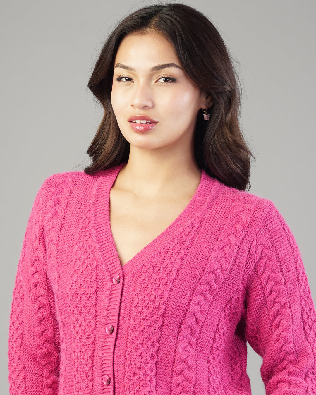 Livia V-Neck Knit Cardigan