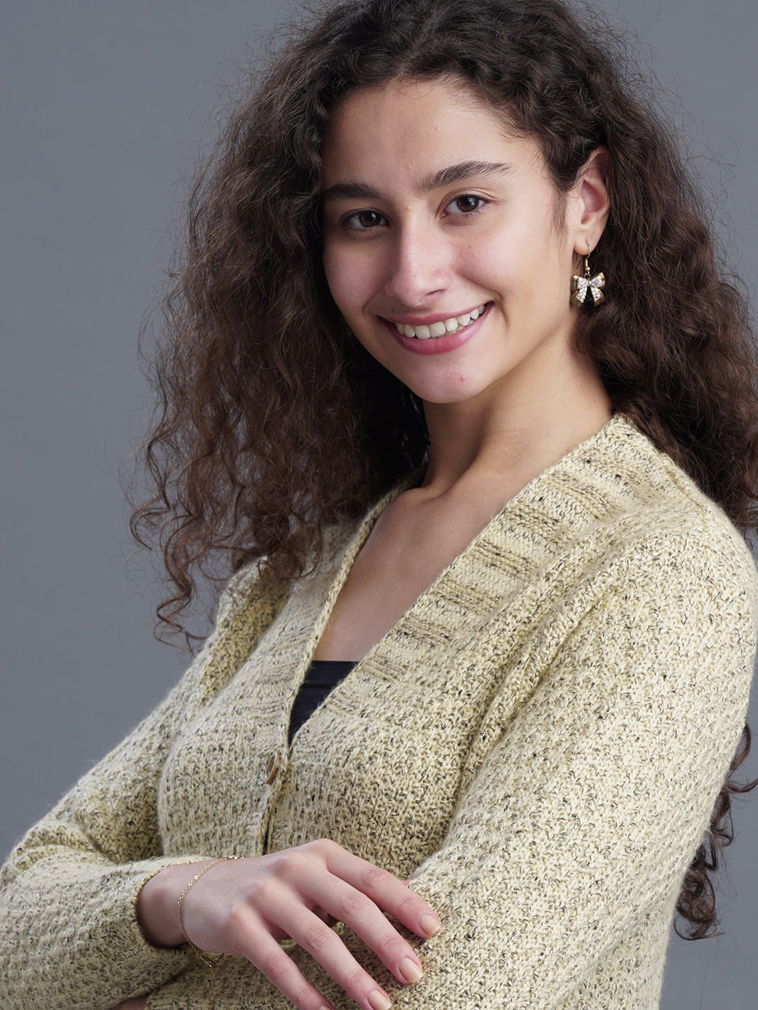 Daily Knit V-Neck Cardigan