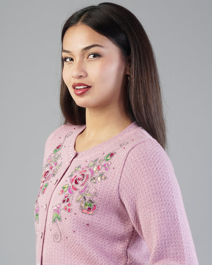 Camille Embroidered Cardigan