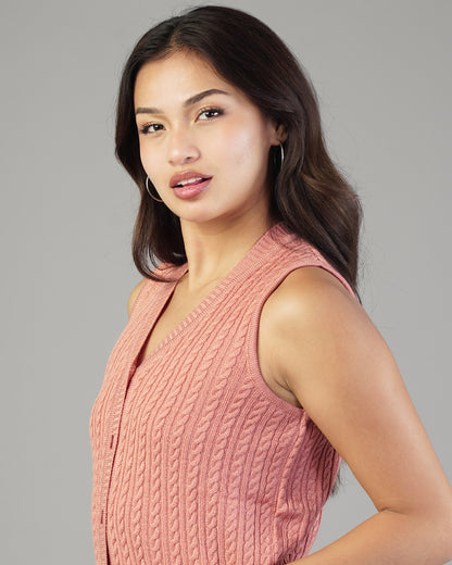 Siena V-Neck Knit Cardigan