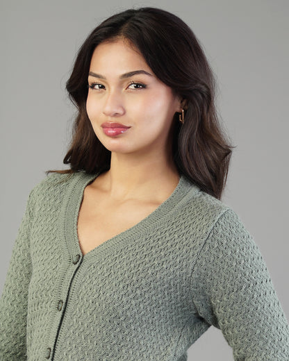 Mina V-Neck Knit Cardigan