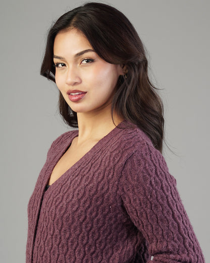 Anya V-Neck Knit Cardigan