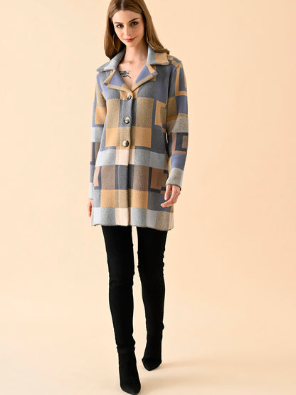Striped Oversized Knit Cardigan