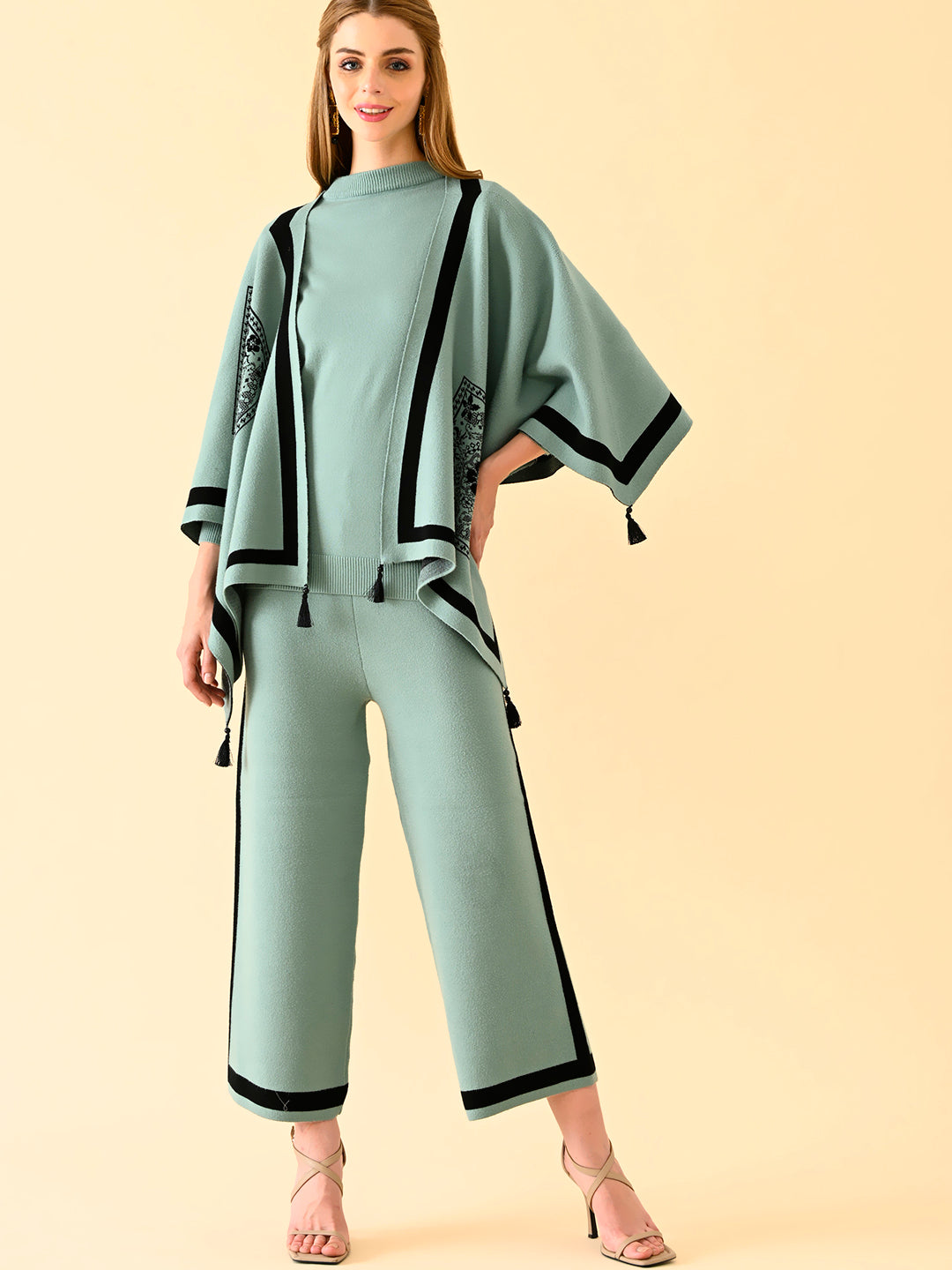 Sage Breeze Tie-Up Co-Ord