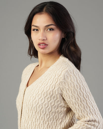 Dalia V-Neck Knit Cardigan