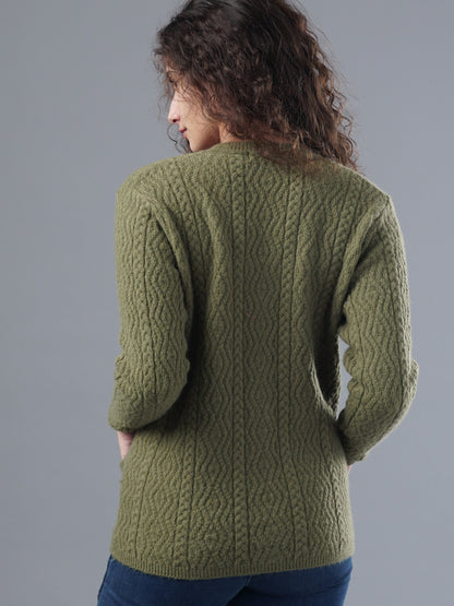 Virsa Classic V-Neck Cardigan