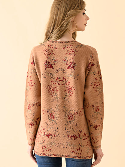 Midnight Grace Button-Down Cardigan