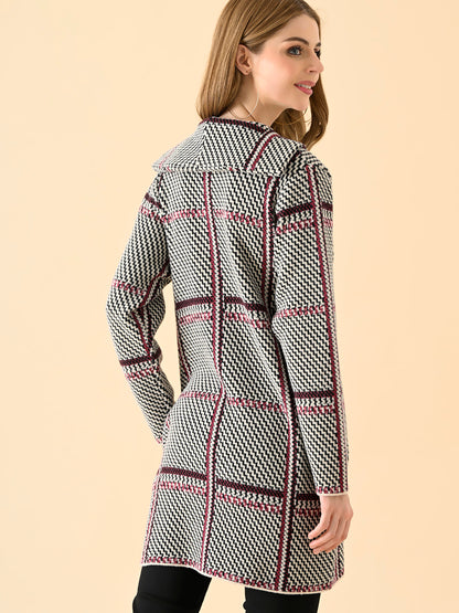 Tailored Longline Knit Cardigan