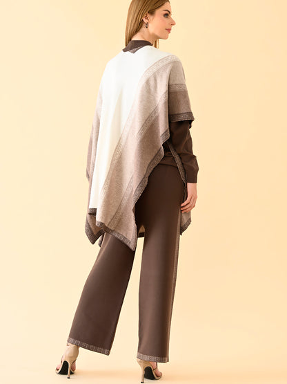 Misty Taupe Layered Co-Ord