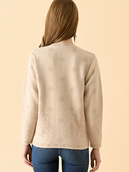 Ornamental Embroidered Sweater