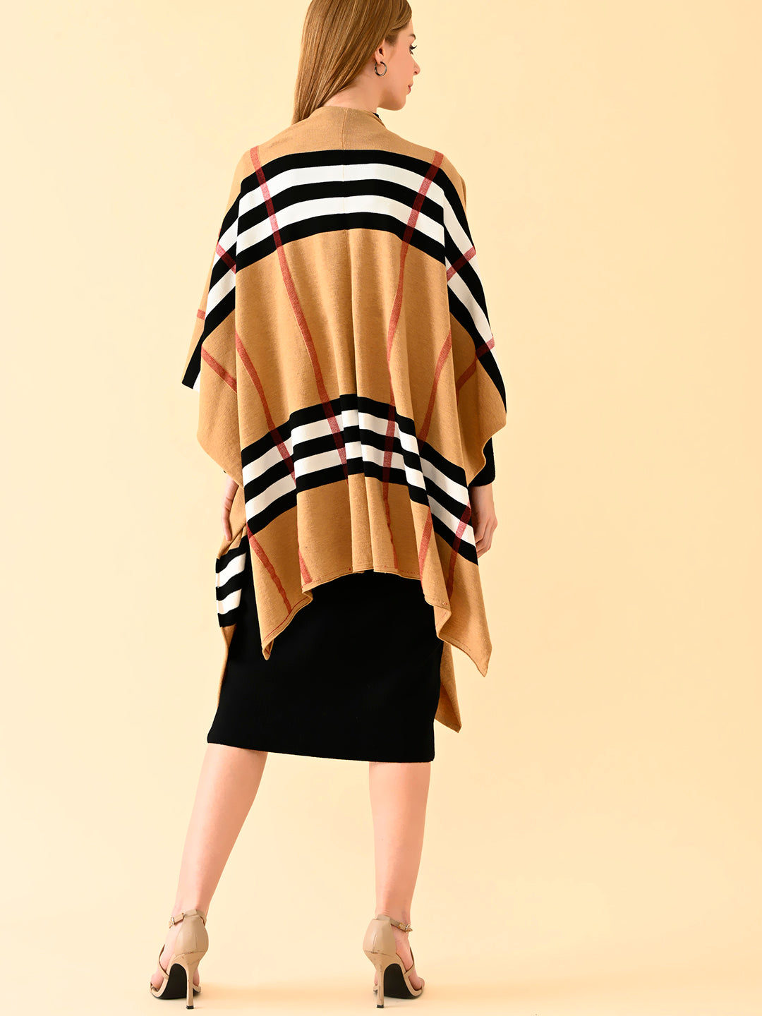 Desert Mirage Striped Cape Set