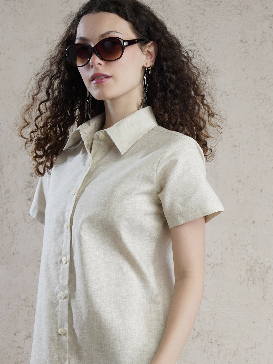 Goa Palms Embroidered Dress