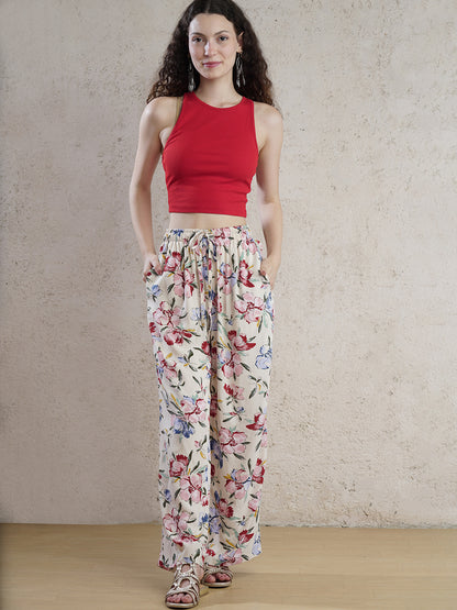 Ivory Bloom Palazzo