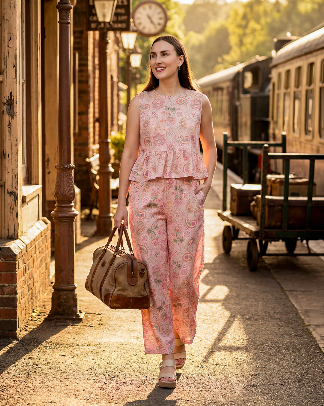 Blush Whim Paisley Set