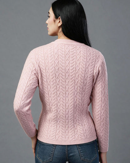 Virsa Cozy Cable Knit Cardigan