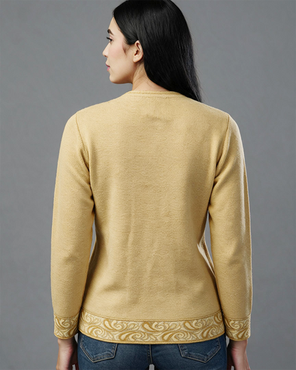 Cocoa Embrace Ribbed Sweater