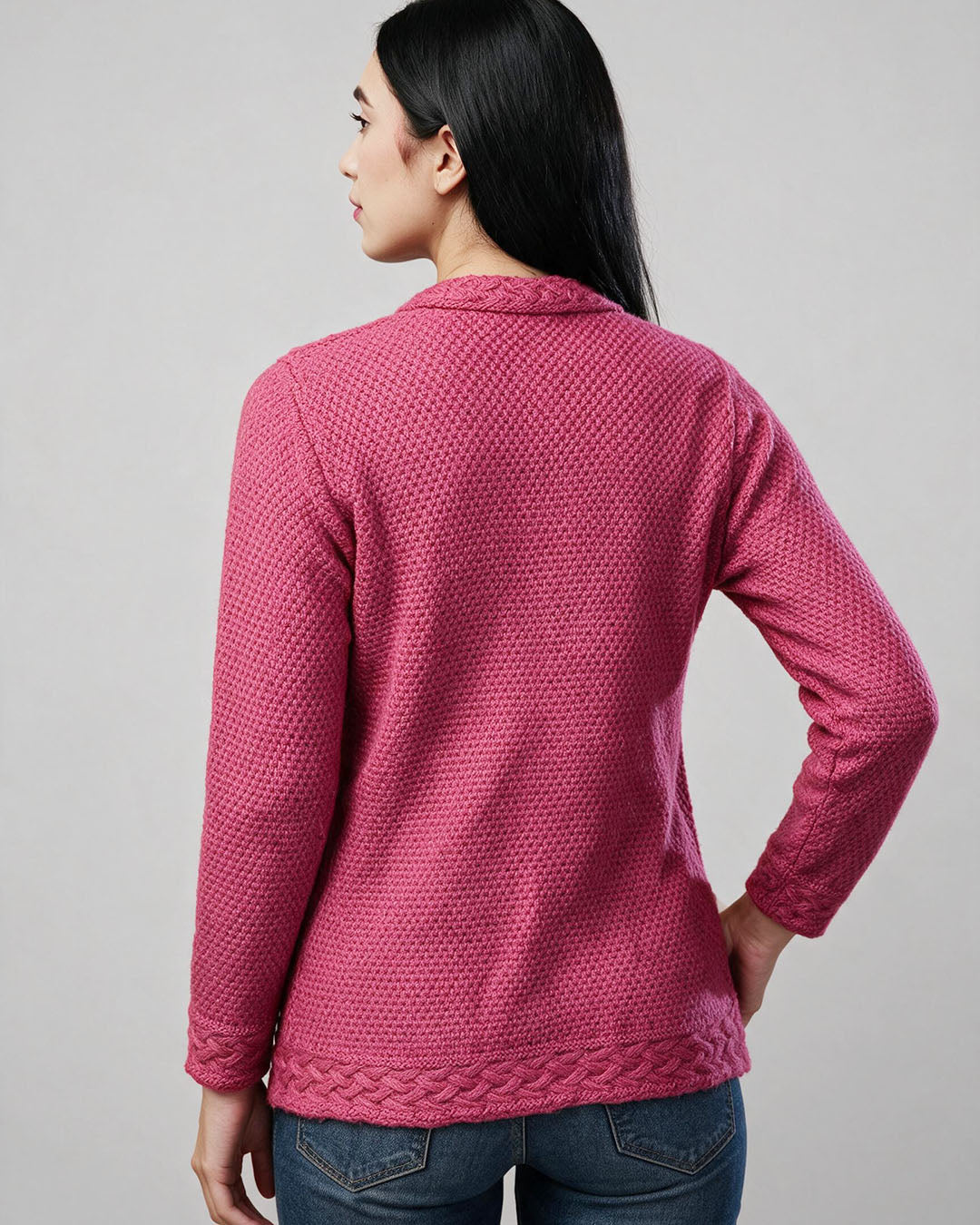 The Aristocrat Prince Collar (Burgundy/Grey)