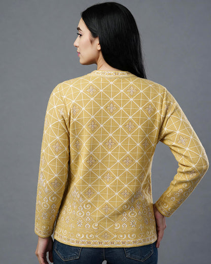 Ornamental Embroidered Sweater
