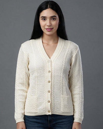 Virsa Classic V-Neck Cardigan