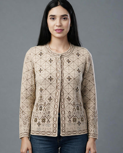 Ornamental Embroidered Sweater