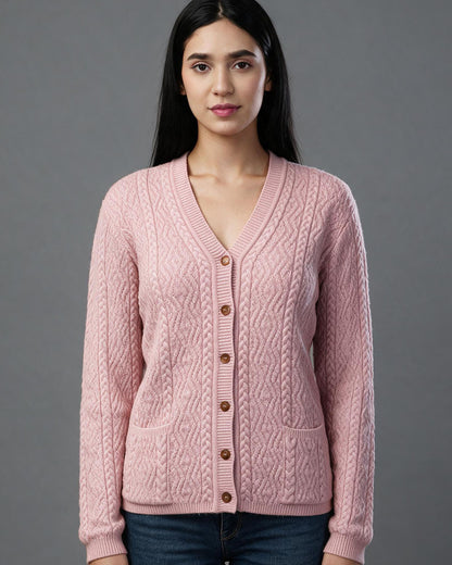 Virsa Classic V-Neck Cardigan